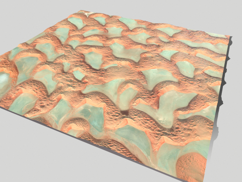Desert Rub al Khali Arabian Peninsula 3Dモデル