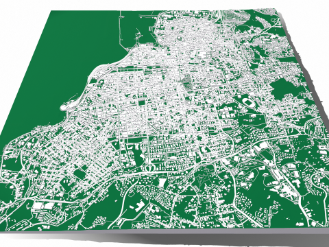 Cityscape Catania Sicily Italy 3Dモデル