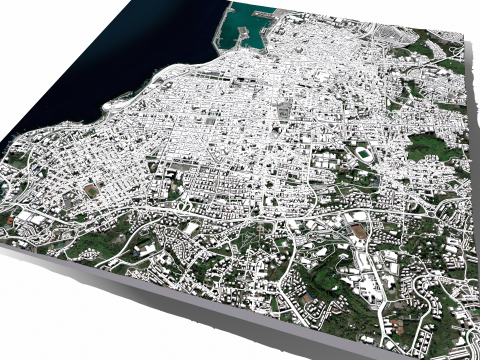 Cityscape Catania Sicily Italy 3Dモデル