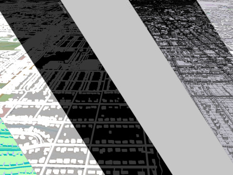 Cityscape Denton Texas USA 3Dモデル