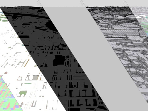 Cityscape Eugene Oregon USA 3D Model
