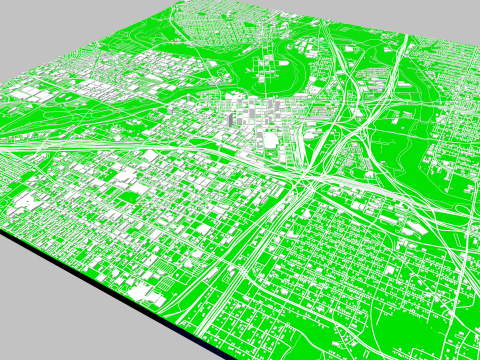 Cityscape Fort Worth Texas USA Model 3D