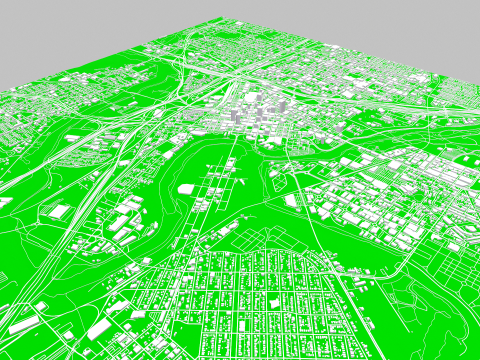 Cityscape Fort Worth Texas USA Model 3D