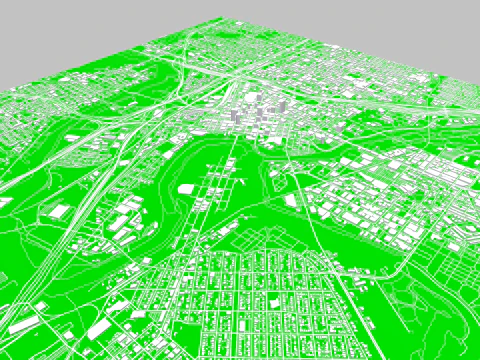 Cityscape Fort Worth Texas USA 3D Model