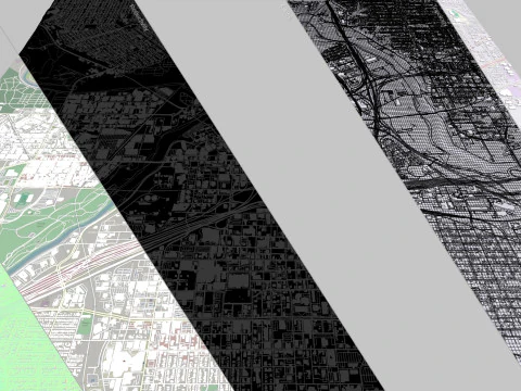 Cityscape Fort Worth Texas USA 3D Model