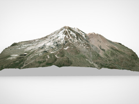 Mount Shasta California United States 3D Model