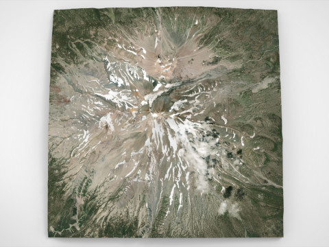 Mount Shasta California United States 3D Model