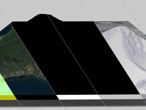 Island Salina Italy 3Dモデル