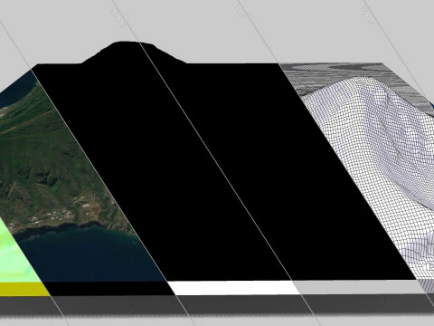 Island Salina Italy 3D Model