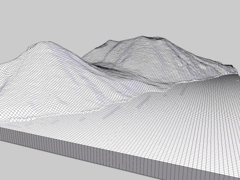 Island Salina Italy 3D Model