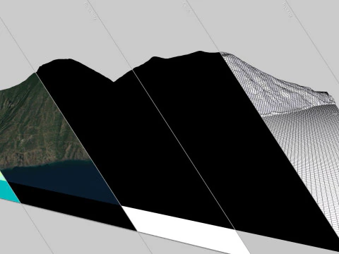 Island Salina Italy 3D Model