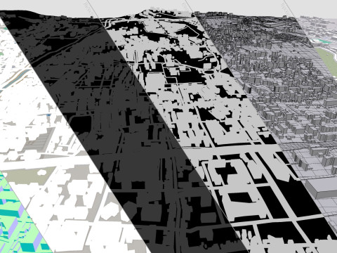 Cityscape Reggio Calabria Italy 3D Model