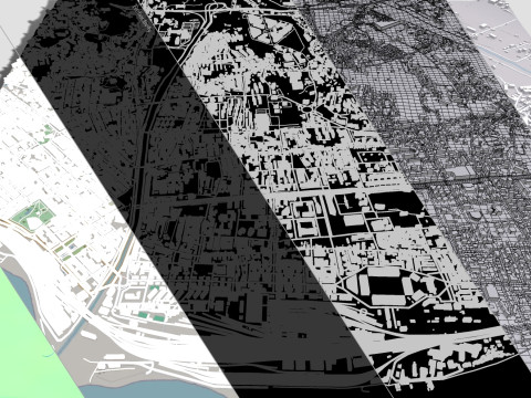 Cityscape Reggio Calabria Italy 3D Model