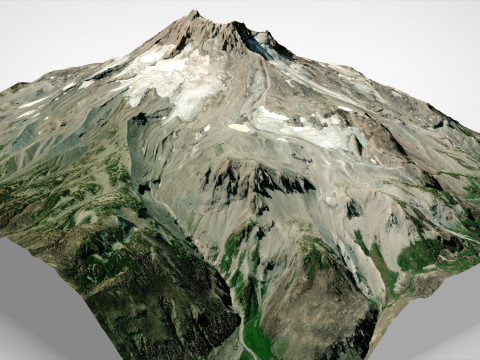 Mount Jefferson United States Modelo 3D