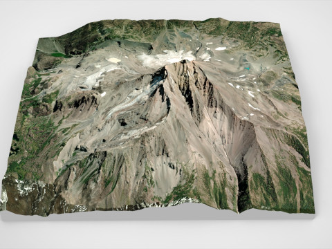 Mount Jefferson United States Modelo 3D