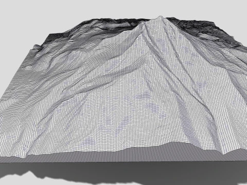 Mount Jefferson United States 3D Model