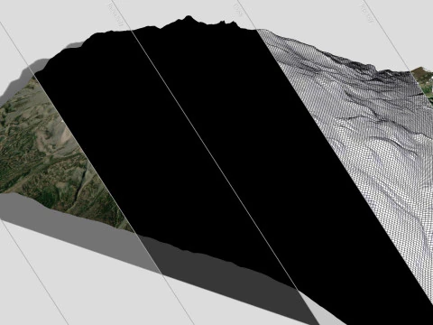 Mount Jefferson United States 3D Model