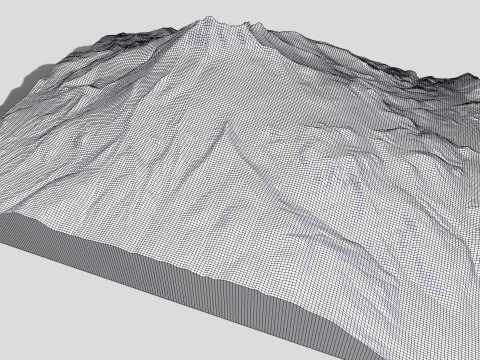 Mount Jefferson United States Modelo 3D