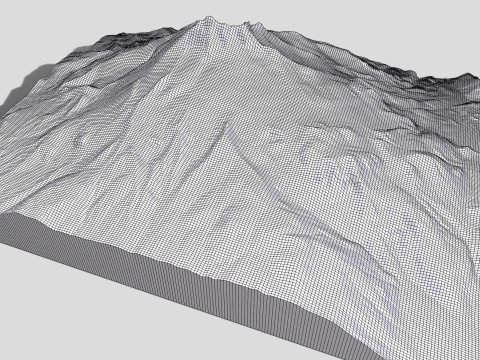 Mount Jefferson United States 3D Model