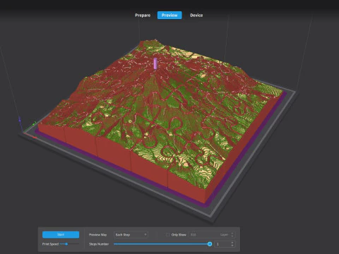 Mount Jefferson United States 3d puzzle 3D print model 3D Model