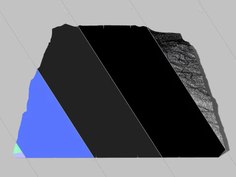 Mount Jefferson United States 3d puzzle 3D print model 3D Model