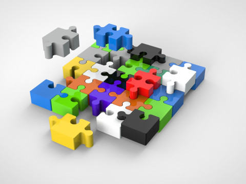 Puzzle 3D print model 3D Model