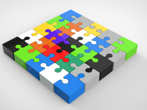 Puzzle 3D print model 3D Model