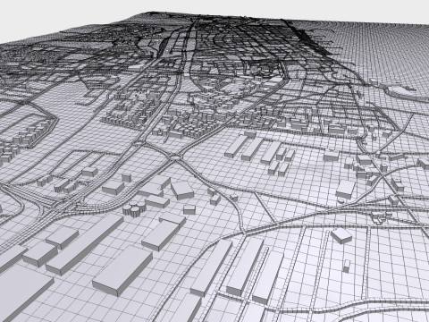 Cityscape Tartus Syria 3D-Modell