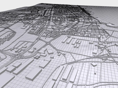 Cityscape Tartus Syria 3D Model