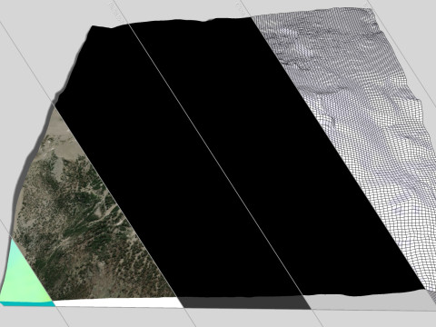 Mountain landscape Lassen Peak North America 3D Model