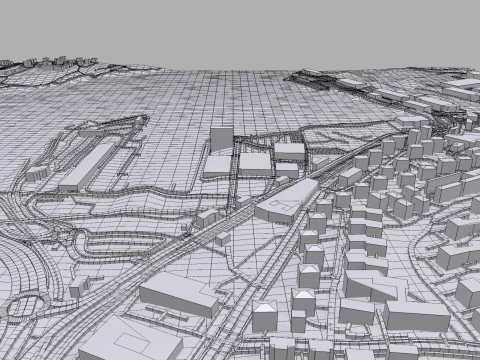 Cityscape Stockholm Sweden 3D Model
