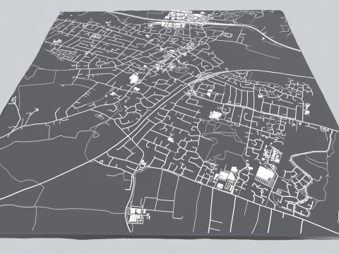 Cityscape Rayleigh England 3D Model
