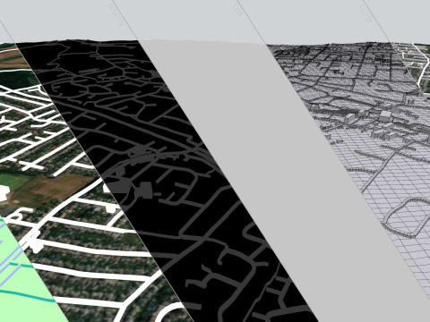 Cityscape Rayleigh England 3D Model