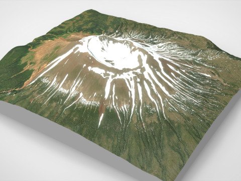 Mount Edgecumbe Kruzof Island Alaska Model 3D