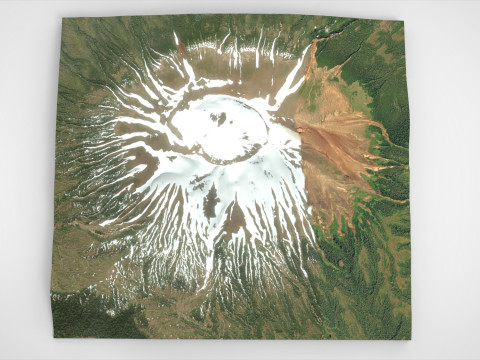 Mount Edgecumbe Kruzof Island Alaska Model 3D