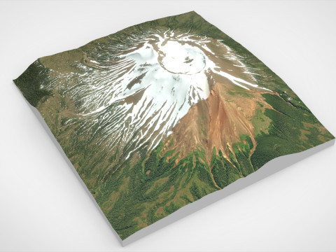Mount Edgecumbe Kruzof Island Alaska Model 3D