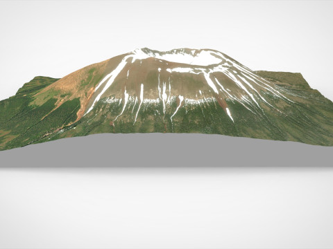Mount Edgecumbe Kruzof Island Alaska Model 3D