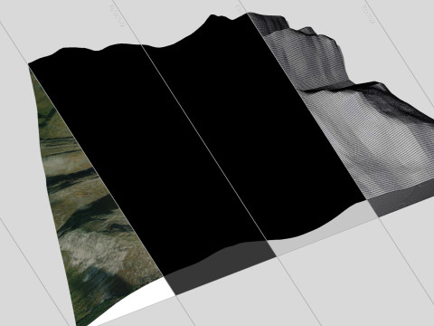 Mountain Landscape Skoganvarre Nedre Kuvatnan Musken Norway 3D मॉडल