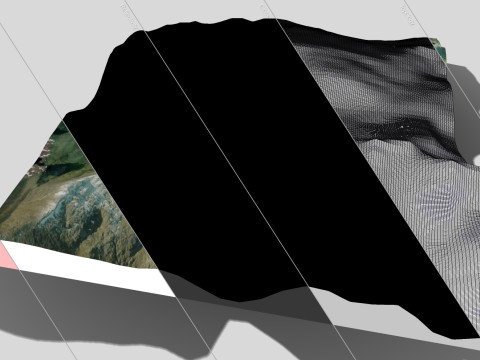 Mountain Landscape Skoganvarre Nedre Kuvatnan Musken Norway 3D मॉडल