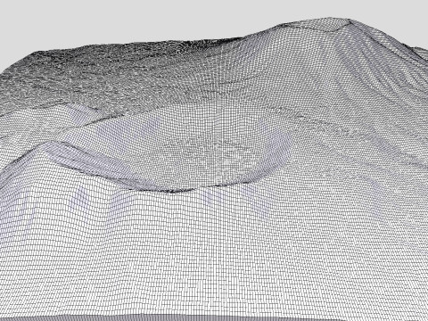 Mount Edgecumbe Kruzof Island Alaska 3D Model