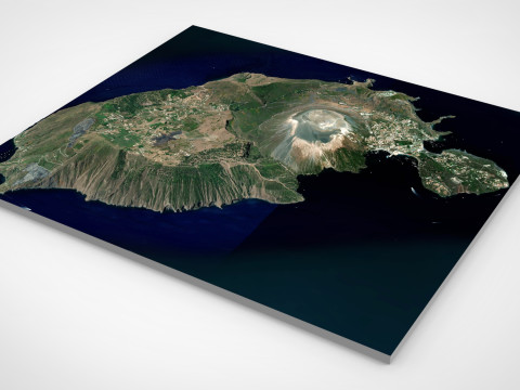 Vulcano Porto Aeolian Islands Sicily Italy Model 3D