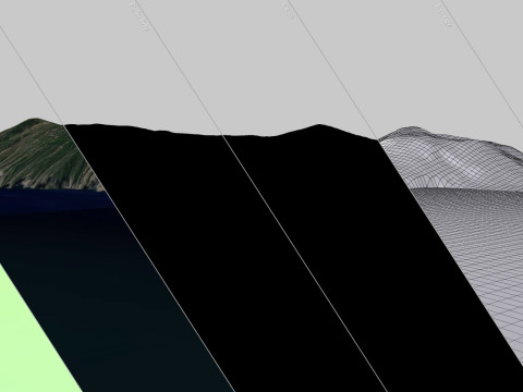 Vulcano Porto Aeolian Islands Sicily Italy Model 3D
