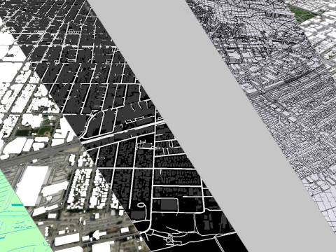 Cityscape Glendale California United States Modèle 3D