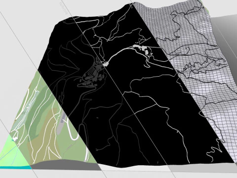 Est&acirc;ncia de esqui de Peyragude Pirineus Franceses Fran&ccedil;a Modelo 3D