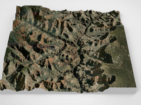 Mountain landscape The Grand Canyon in Arizona USA Modelo 3D