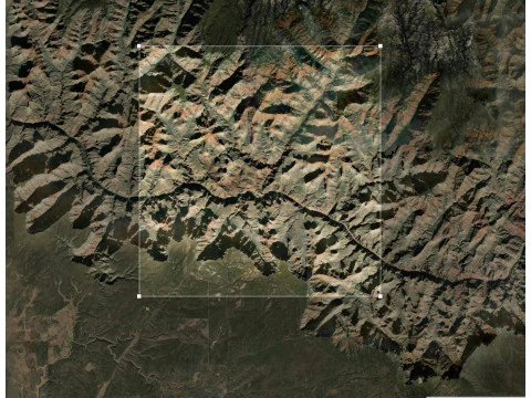 Mountain landscape The Grand Canyon in Arizona USA 3D Model
