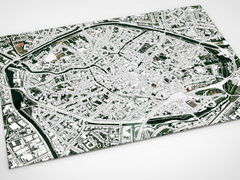 Cityscape Brugge Belgium Modelo 3D