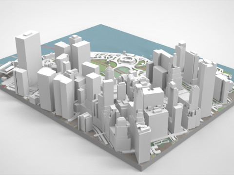 Cityscape New York USA fragment city 3D Модель