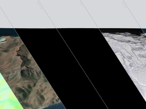 Island Isla Espiritu Santo California USA Modelo 3D