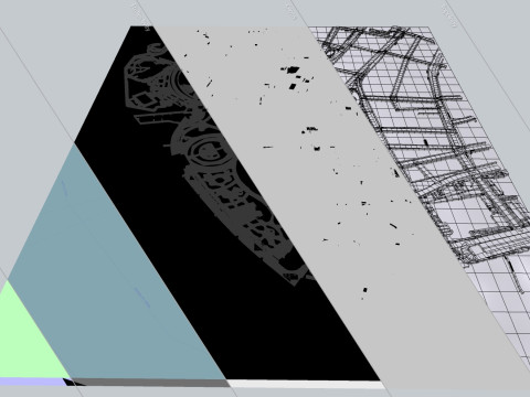 Cityscape New York USA fragment city Strets and roads Ready to 3d print 3D Модель